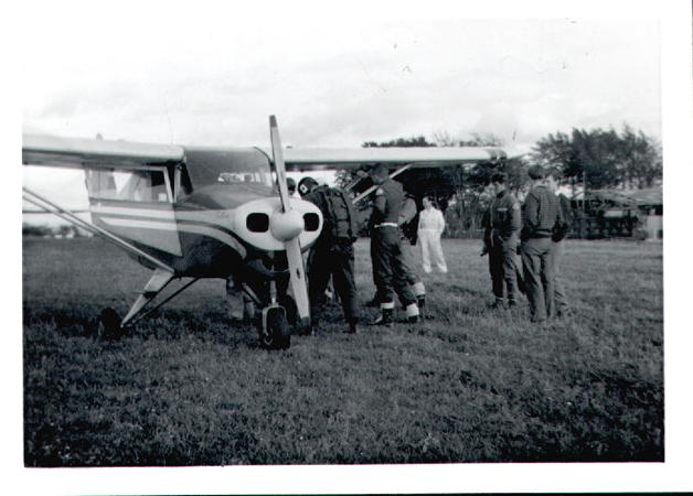 Loganair Piper Tripacer at Strathaven Airfield