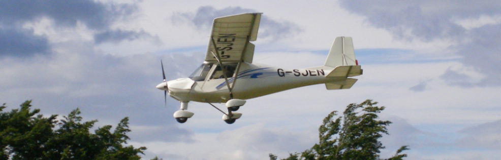 Flying lesson at Strathaven
